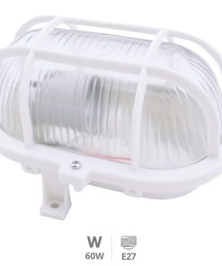 Olho Boi oval branco E27 60W 230V 000700152