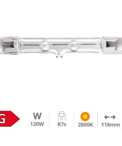 Lâmp halog linear 118mm 120W R7S 2800K 002001851