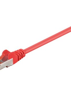 Cabo de rede RJ45 CAT6 S/FTP (PiMF) 5.0m - vermelho