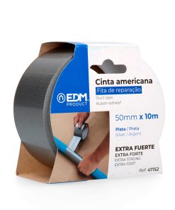 Fita Adesiva Americana 50mmx10mt cinza/47152