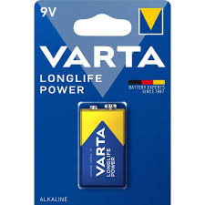 PILHA ALCALINA 6LR61 9V ref. 4922 VARTA