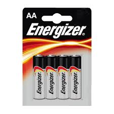 Blister de 4 Pilhas AA 629611 Energizer