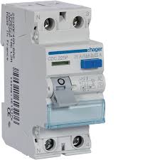 Int Dif 2P 25A 30mA tipo AC 2M CDC225P Hager