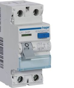 Int Dif 2P 40A 300mA tipo AC 2M CFC240P Hager