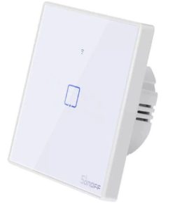 Interruptor (1 Gang) T2 Smart WiFi+RF Branco Neve Sonoff